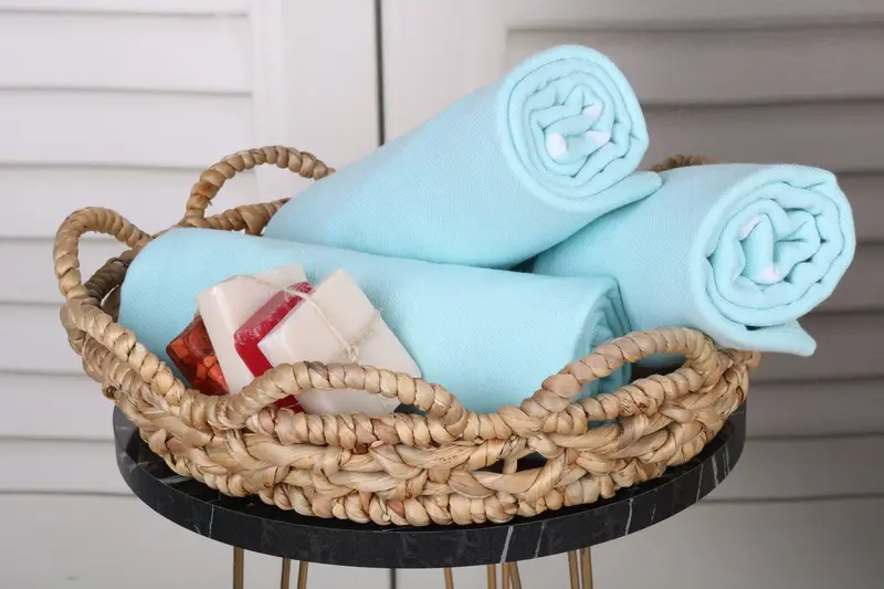 Quick-Dry Beach Towel, Turkish Towel USA, Fouta towel, 70x40 Cotton Striped Towel, Quick-drying peshtemal towel for poolside, Customized Towels - 4