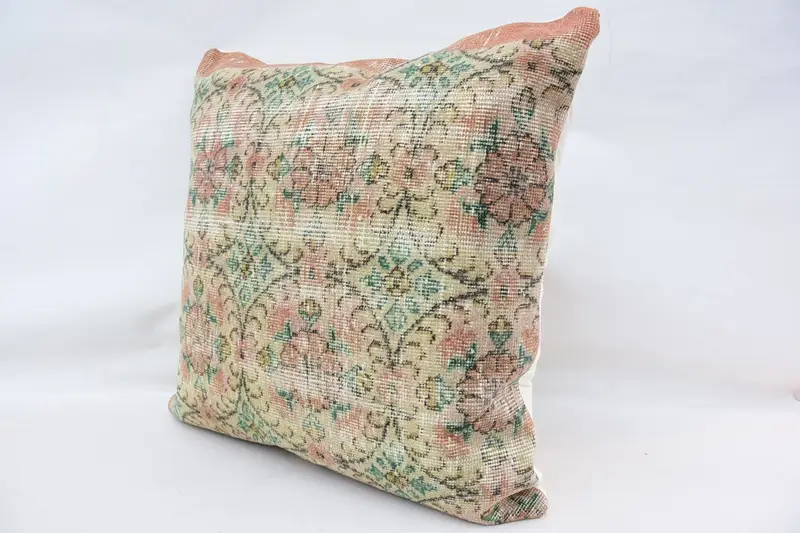 Boho Pillow Sham Cover, Nomadic Pillow Cover, Gift Pillow, Cushion Case, 32x32 Red Cushion Cover, Boho Pillow, Living Room Throw Cushion Case - 5