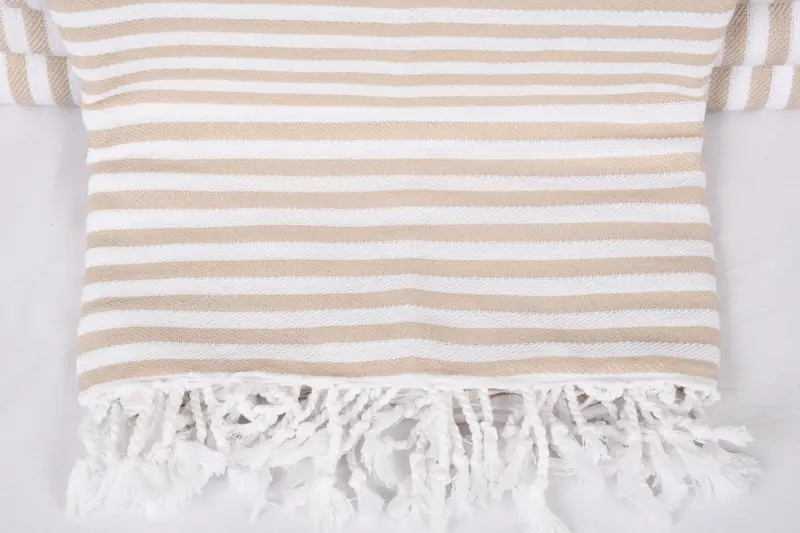 Wedding Favors, Bachelorette Party Favors, First Wedding Anniversary Gift, 104x76 Cotton Striped Towel, Custom Beach Blanket, Woven Blanket - 2