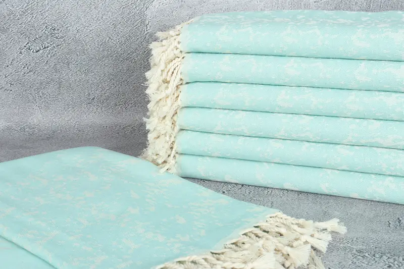 Turkish Towel USA, Turkish bath towel, Bachelorette Beach Towel, Wedding Gift For Bride, Best Beach Towel, 70x40 Cotton Carretta Patterned Towel - 3