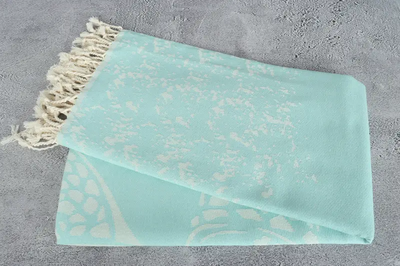 Turkish Towel USA, Turkish bath towel, Bachelorette Beach Towel, Wedding Gift For Bride, Best Beach Towel, 70x40 Cotton Carretta Patterned Towel - 7