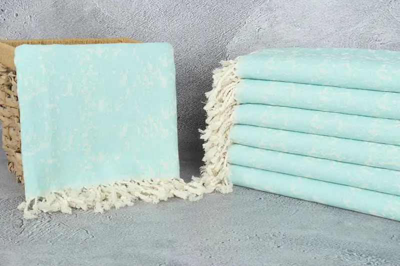 Turkish Towel USA, Turkish bath towel, Bachelorette Beach Towel, Wedding Gift For Bride, Best Beach Towel, 70x40 Cotton Carretta Patterned Towel - 4