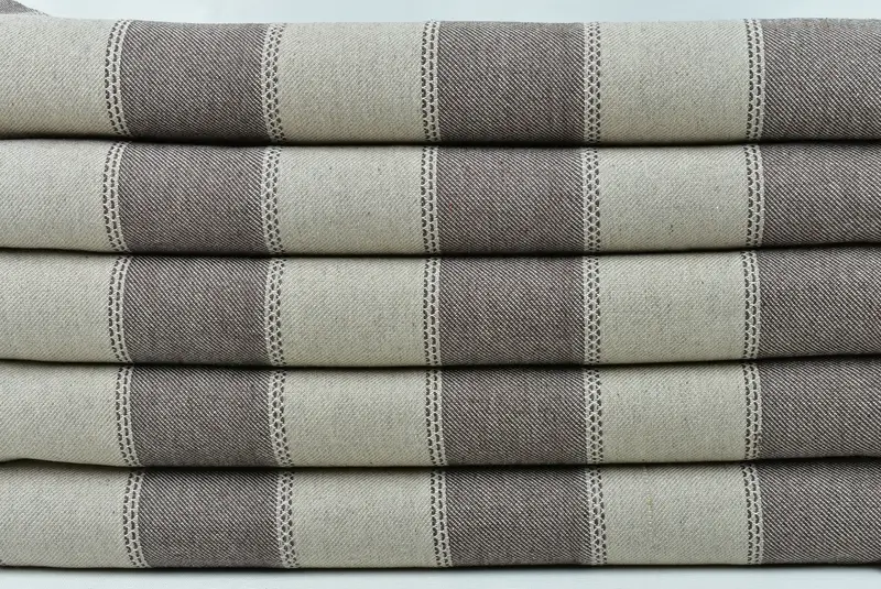 Organic Cotton Towel, Spa Gift Towel, Luxury towel, 68x36 Cotton Striped Towel, Personalized Bridesmaid Gift, Yoga Towel, Bridesmaid Gift, Home Gift - 2