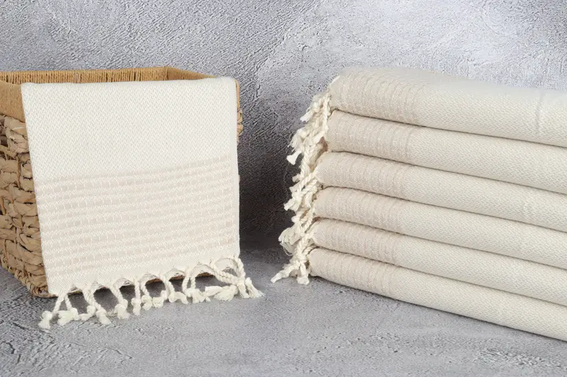 Bathroom Towels, 40x20 Cotton Striped Towel, Bridesmaid Favors, Halloween Bachelorette Party Favors, Monogram Kitchen Towel, Monogram Hand Towel - 3