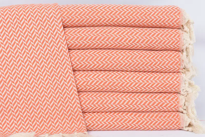 Monogrammed Hand Towel, Monogram Hand Towel, Decorative Towel, Personalized Hand Towel, Grandma Gift, Housewarming Gift, 36x18 Cotton Chevron Towel - 1