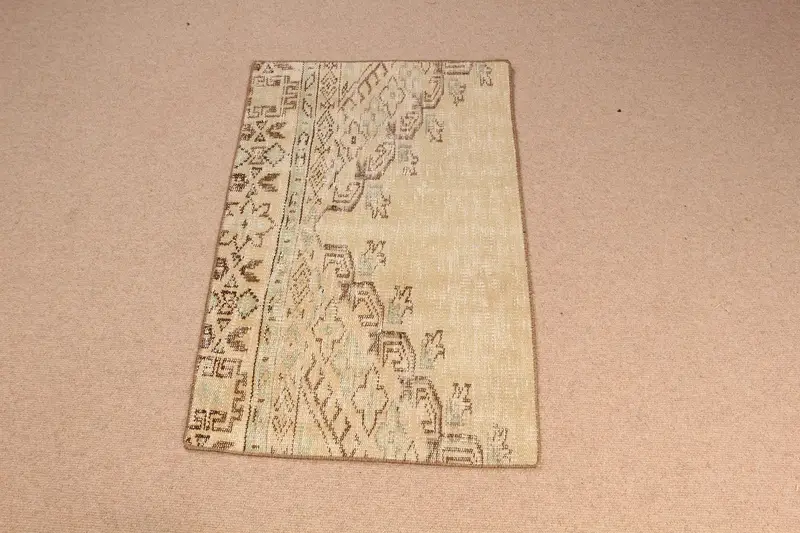 Teppich mit Tiermuster in Beige und Braun, 60 x 90 cm, schickes Dekor