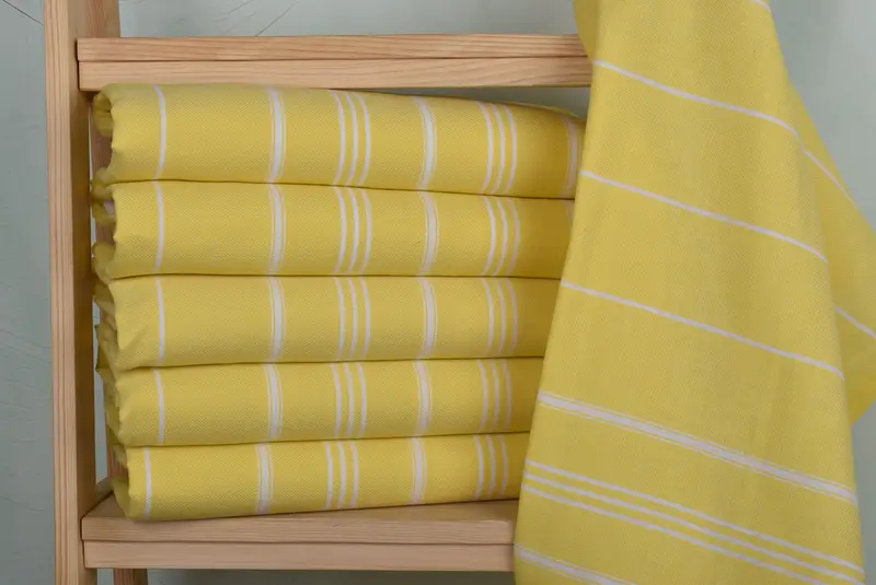 Turkish Tea Towel, Bachelor Party Favors, Best Wedding Gift, Monogram Hand Towel, Personalized Dish Towel, 40x24 Cotton Striped Towel, Summer Towel - 2