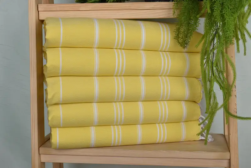 Turkish Tea Towel, Bachelor Party Favors, Best Wedding Gift, Monogram Hand Towel, Personalized Dish Towel, 40x24 Cotton Striped Towel, Summer Towel - 1