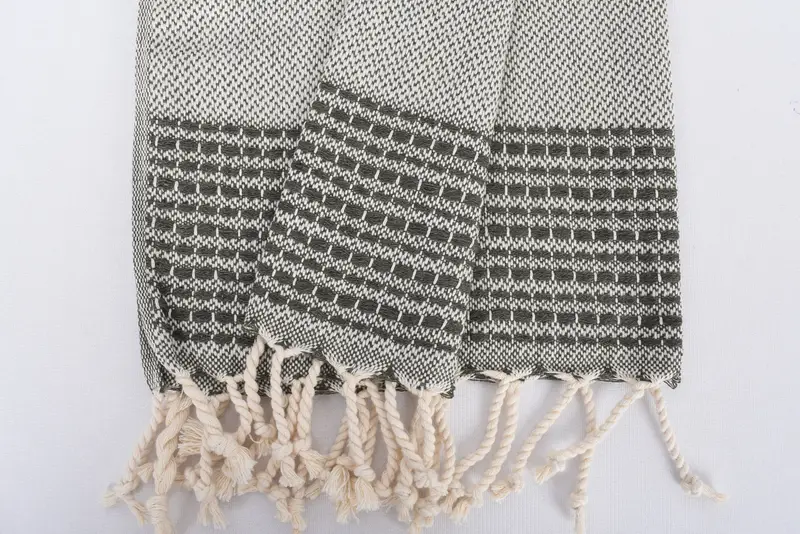 Wedding Favors, 40x20 Cotton Striped Towel, Personalized Gifts, Embroidery Towel, Wedding Anniversary Gift, Personalized Dish Towel, Home Gift - 8