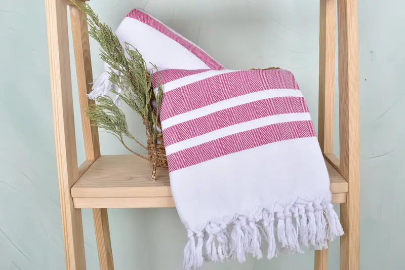 Quick-Dry Beach Towel, Valentines Day Gift Idea, Custom Bath Towel, Summer Towel, 70x40 Cotton Herringbone Towel, Home Decor Gifts, Bath towel - 4