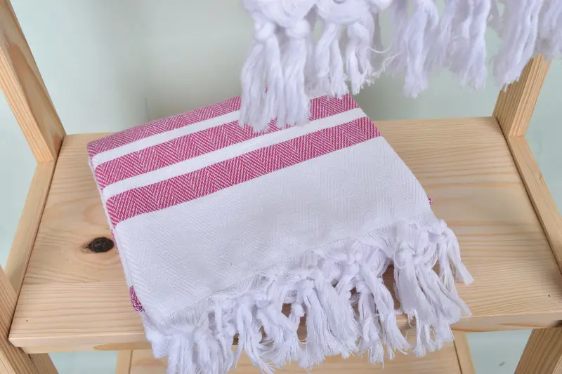 Quick-Dry Beach Towel, Valentines Day Gift Idea, Custom Bath Towel, Summer Towel, 70x40 Cotton Herringbone Towel, Home Decor Gifts, Bath towel - 5