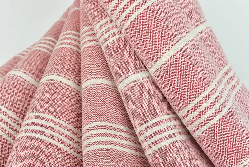 Gift For Bride, Turkish towel, Personalized Bridesmaid Gift, Handmade Gift, Best Friend Wedding Gift, Decorative Towel, 68x40 Cotton Striped Towel - 5