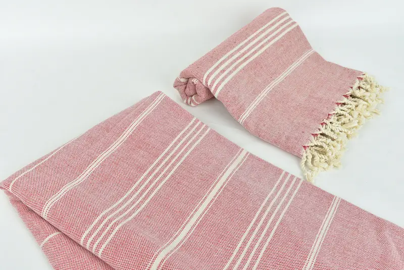Gift For Bride, Turkish towel, Personalized Bridesmaid Gift, Handmade Gift, Best Friend Wedding Gift, Decorative Towel, 68x40 Cotton Striped Towel - 7