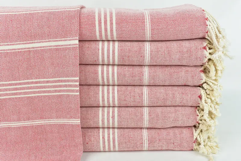Gift For Bride, Turkish towel, Personalized Bridesmaid Gift, Handmade Gift, Best Friend Wedding Gift, Decorative Towel, 68x40 Cotton Striped Towel - 1
