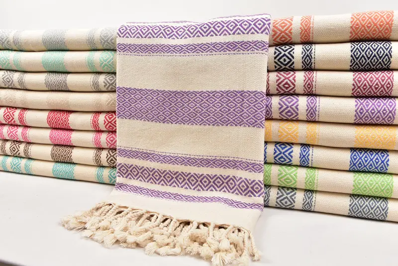 Embroidery Towel, Oversized Beach Towel, 70x36 Cotton Diamond Towel, Turkish Towel Beach, Custom Wedding Gifts, Bridal Gifts, Personalized Towel - 2
