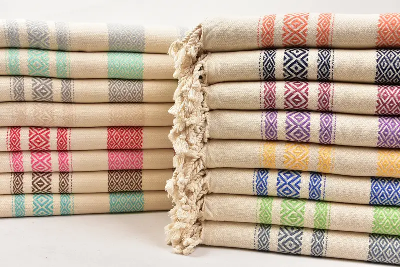 Embroidery Towel, Oversized Beach Towel, 70x36 Cotton Diamond Towel, Turkish Towel Beach, Custom Wedding Gifts, Bridal Gifts, Personalized Towel - 1