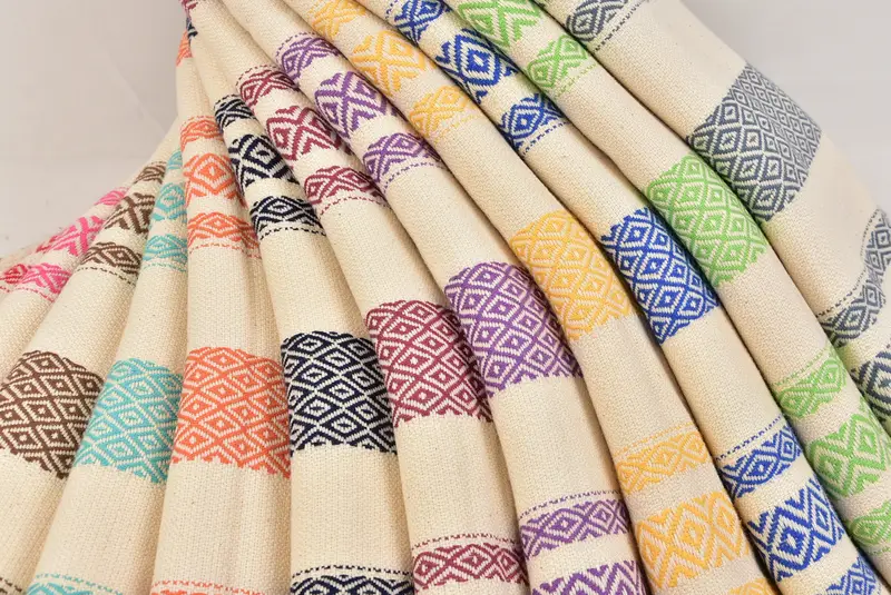 Embroidery Towel, Oversized Beach Towel, 70x36 Cotton Diamond Towel, Turkish Towel Beach, Custom Wedding Gifts, Bridal Gifts, Personalized Towel - 5
