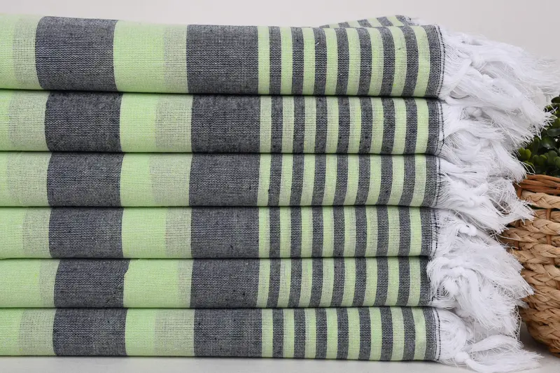 Personalized Turkish Towel, Personalized Bridesmaid Gift, 68x36 Cotton Striped Towel, Best Wedding Gift, Custom Wedding Gifts, Valentines Day Gift - 2