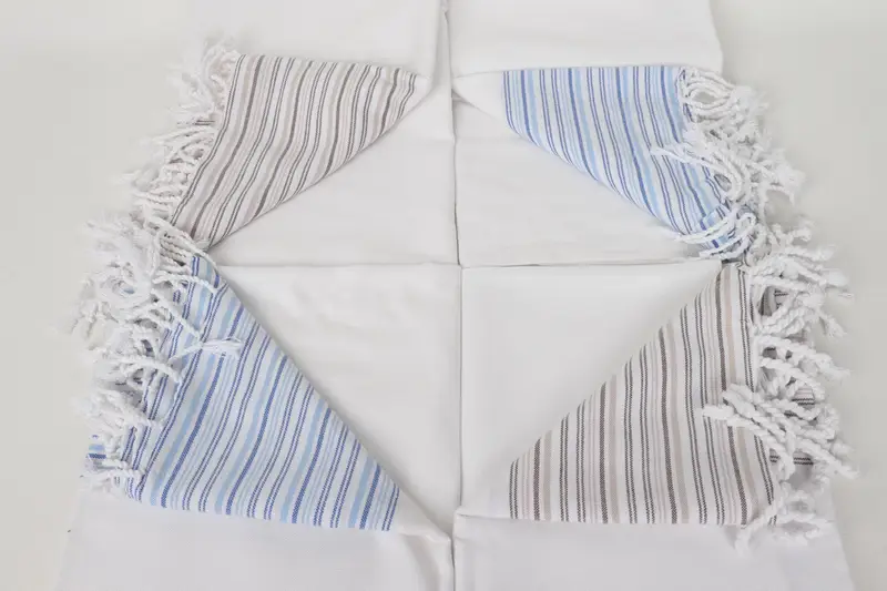 Hammam towel, Spa Towel, Christmas Favors, Monogrammed Beach Towel, Embroidered Turkish Towel, 70x40 Cotton Striped Towel, Best Beach Towel - 5