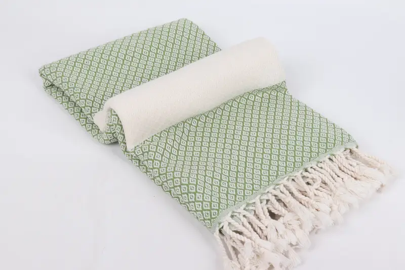 Beach Wedding Favor, Personalized Bridesmaid Gift, Fouta towel, Home Gift, 70x36 Linen Diamond Towel, Wedding Towel, Bridesmaid Gift Towel - 6