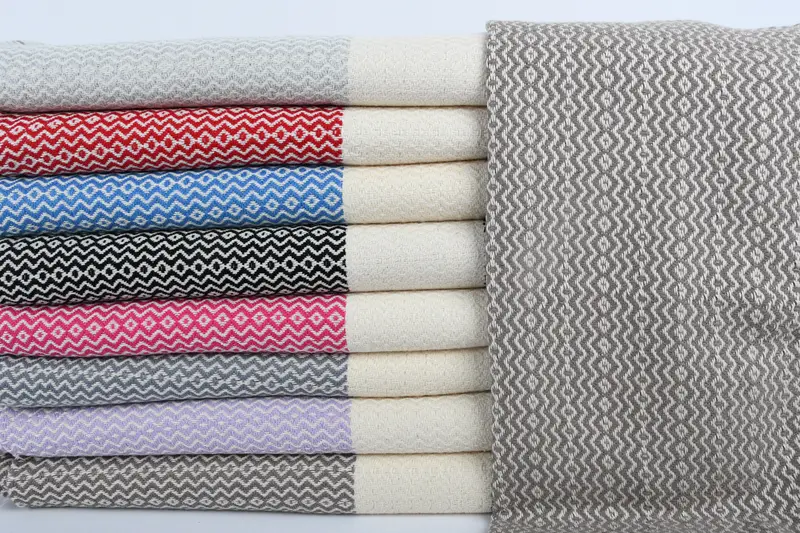 Gym Towel, Turkish Tea Towel, Bachelor Bachelorette Party Favors, Small Bath Towels, Monogram Kitchen Towel, 36x18 Cotton Zigzag Towel, Travel Towel - 2