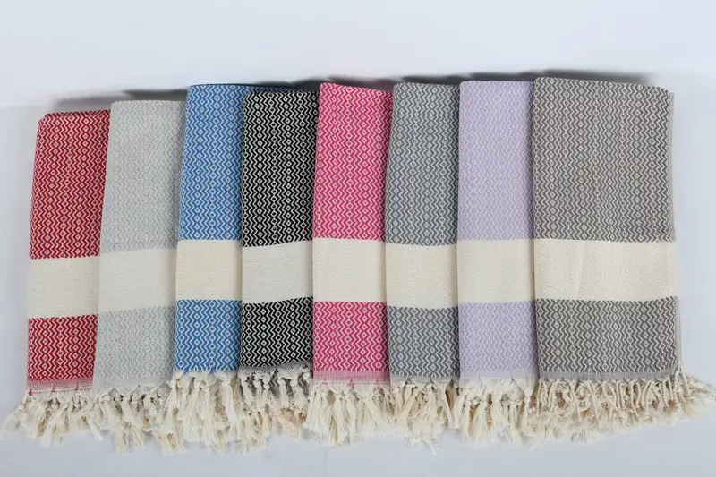 Gym Towel, Turkish Tea Towel, Bachelor Bachelorette Party Favors, Small Bath Towels, Monogram Kitchen Towel, 36x18 Cotton Zigzag Towel, Travel Towel - 4