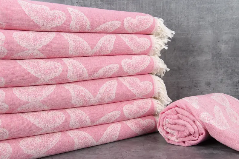 Custom Turkish Towel, Monogram Turkish Towel, Wedding Gifts Towel, Organic towel, 68x36 Cotton Butterfly Pattern Towel, Wedding Day Gift For Bride - 3