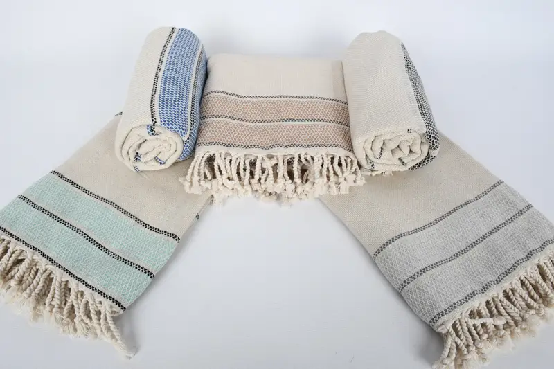 Personalized Bridesmaid Gift, 70x36 Cotton Striped Towel, Wedding Gifts Towel, Personalized Beach Towel, Home Gift, Personalized Towel Gift - 7