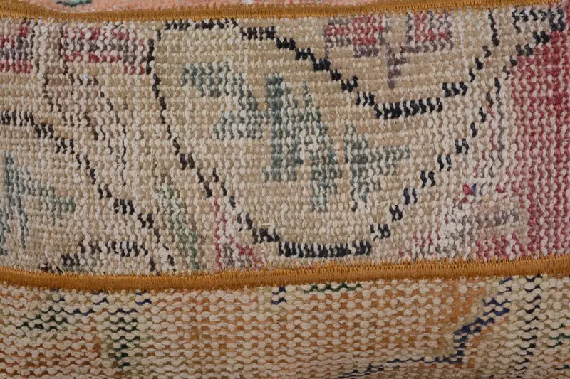 12x20 Bej Yastık Kılıfı, Dış Mekan Yastığı Kılıfı, Kilim Yastığı Kapağı, Goblen Yastığı, Yastık Sham, Türk Yastığı, El Yapımı Kilim Yastığı - 3