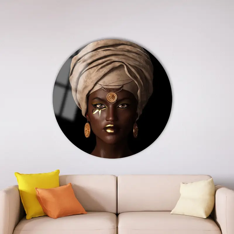 Elegante Leinwandkunst: Die Schönheit schwarzer Frauen feiern