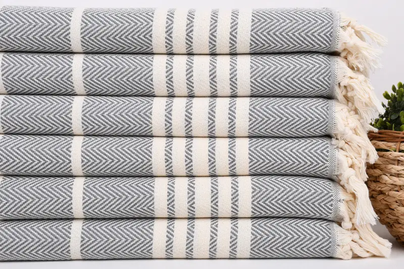 Wedding Favors, Girl Trip Party Favor, Welcome Wedding Gift, Personalized Hand Towel, 40x20 Cotton Striped Towel, Turkish Towel Hand Towel - 2