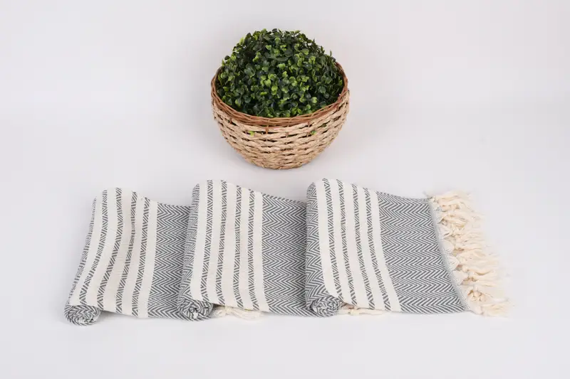 Wedding Favors, Girl Trip Party Favor, Welcome Wedding Gift, Personalized Hand Towel, 40x20 Cotton Striped Towel, Turkish Towel Hand Towel - 8