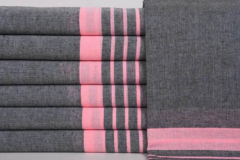 Embroidered Towel, Gym Towel, 70x40 Cotton Striped Towel, Turkish Towel Set, Bachelor Party Favors, Monogram Beach Towel, Custom Wedding Gifts - 1