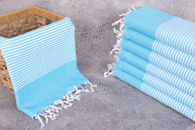 Peshtemal Towel, Thin towel, Beach Towel Bulk, 70x40 Cotton Striped Towel, Bachelor Party Favors, Turkish beach towel, Home Decor Gifts - 3