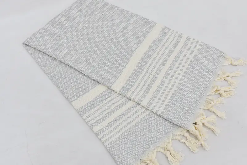 Gift For Wedding Day, Wedding Gift Ideas, Bridesmaid Gifts, Gift For Her, Monogrammed Hand Towel, Monogram Kitchen Towel, 40x18 Cotton Striped Towel - 4