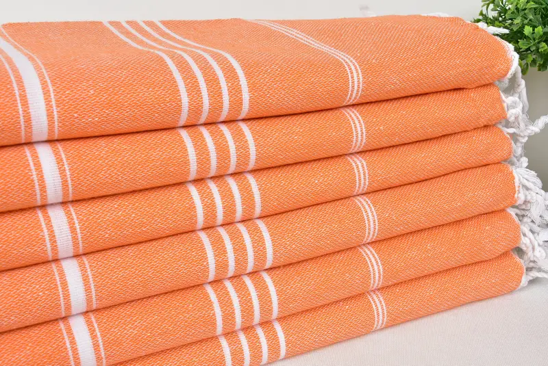 Personalized Gift For Her, 70x40 Cotton Striped Towel, Bridesmaid Gift, Gym Towel, Wedding Gifts Towel, Peshtemal Towel, Lightweight Turkish towel - 3