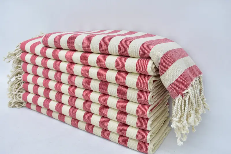 Personalized Bridesmaid Gift, Best Beach Towel, Bachelor Party Favors, Housewarming Gift, 68x40 Cotton Striped Towel, Wedding Anniversary Gift - 2