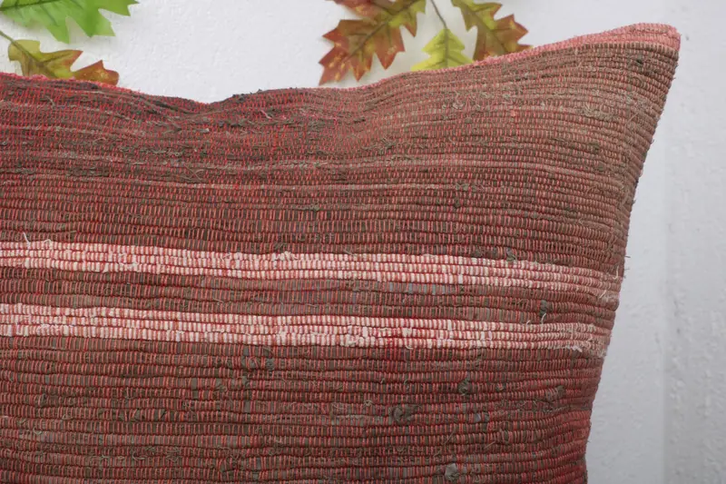 20x20 Red Cushion Cover, Pillow Sham, Home Decor Pillow, Vintage Pillow Cover, Vintage Kilim Throw Pillow, Kilim Pillow, Wholesale Pillow - 5