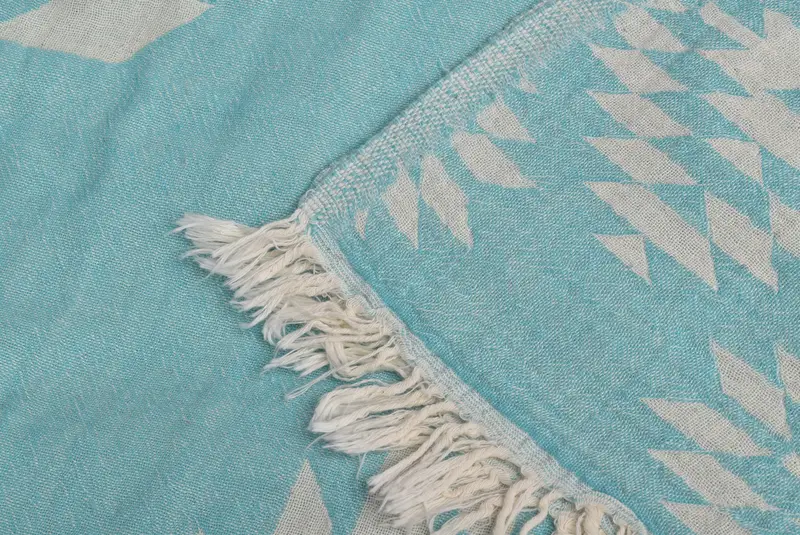 84x56 Cotton Kilim Towel, Valentines Day Gift For Him, Wedding Favors, Turkish Cotton Throw Blanket, Personalized Gifts, Decorative Blanket - 8