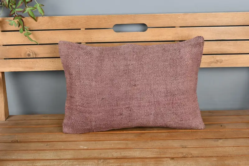 Pet Pillow Cover, Turkish Pillow, Boho Pillow Sham Cover, Vintage Pillow, Pet Pillow, Cushion Case, Couch Cushion Cover, 16x24 Purple Pillow Cover - 6