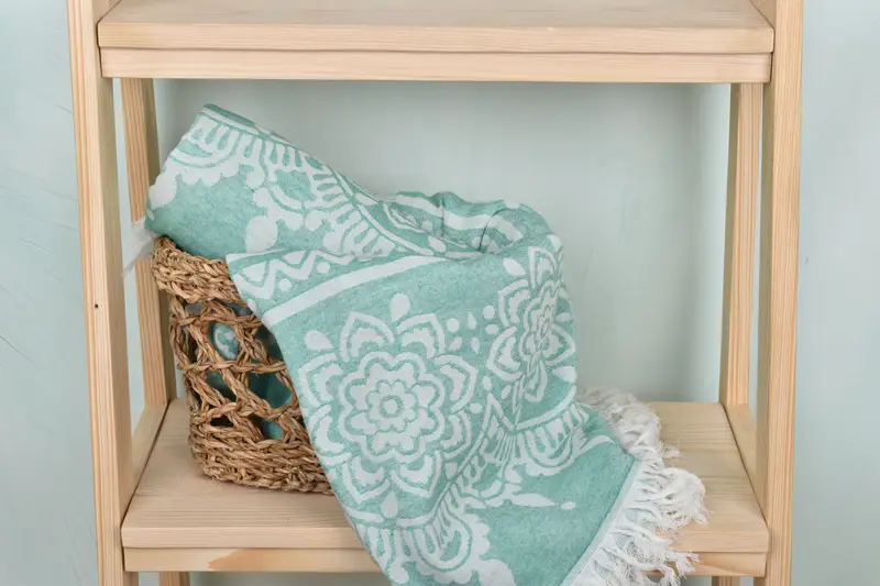 Bachelorette Towel, Beach Towel Gift, Turkish Towel Beach Towel, 74x36 Cotton Floral Patterned Towel, Christmas Gift, Embroidered Towel, Soft towel - 5