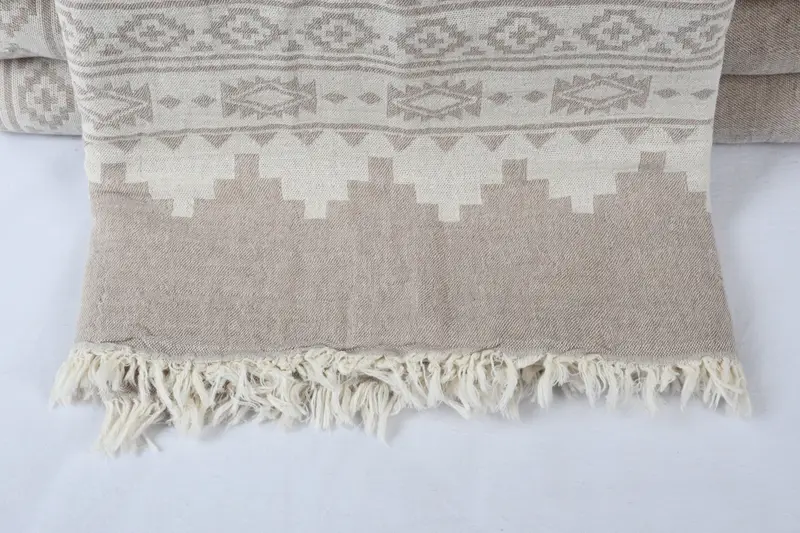 92x80 Cotton Kilim Towel, Personalized Gifts, Bachelor Gift, Turkish Blanket Throw, Beach Wedding Favor, Tablecloth, Organic Throw, Turkish Blanket - 2