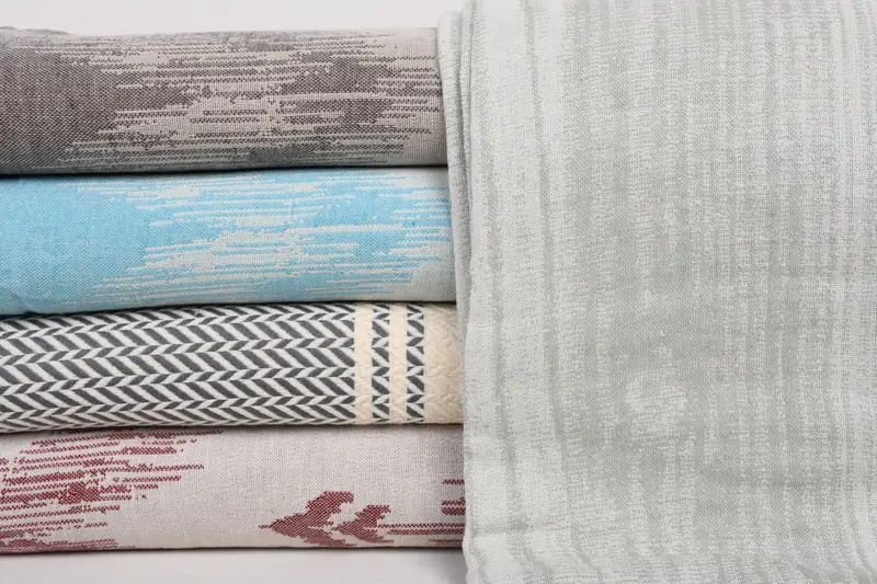 Personalized Gifts, Turkish Towel Beach Blanket, Bedspread, Valentine Day Gift For Her, Xmas Gifts, 80x60 Cotton Set of 5 Towel, Woven Blanket - 2
