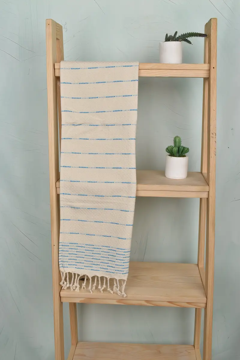 Wedding Gift, Turkish Towel Hand Towel, Embroidery Towel, 36x18 Cotton Striped Design Towel, Personalized Kitchen Towel, Personalized Gift For Her - 8