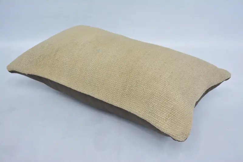 One Of A Kind Cushion Case, Turkish Pillow, Toss Pillow Cover, Interior Designer Pillow, 12x20 Beige Pillow Cover, Cushion Cover, Vintage Pillow - 6