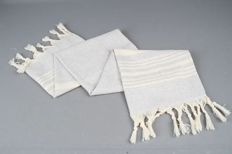40x18 Cotton Striped Towel, Small Bath Towels, Custom Tea Towel, Personalized Kitchen Towel, Boyfriend Gift, Custom Hand Towel, Bachelor Towel - 7