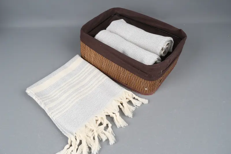40x18 Cotton Striped Towel, Small Bath Towels, Custom Tea Towel, Personalized Kitchen Towel, Boyfriend Gift, Custom Hand Towel, Bachelor Towel - 5