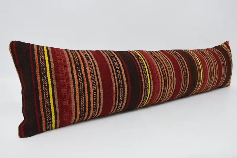 Nautical Throw Cushion, Home Decor Pillow, 12x48 Red Pillow Case, Vintage Kilim Throw Pillow, Ethnic Pillow Cover, Gift Pillow, Pillow Cover - 3