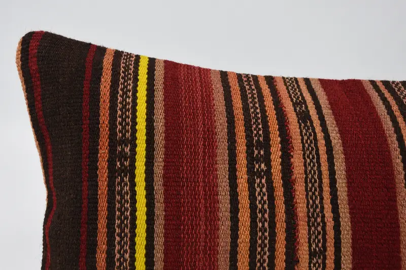 Nautical Throw Cushion, Home Decor Pillow, 12x48 Red Pillow Case, Vintage Kilim Throw Pillow, Ethnic Pillow Cover, Gift Pillow, Pillow Cover - 2