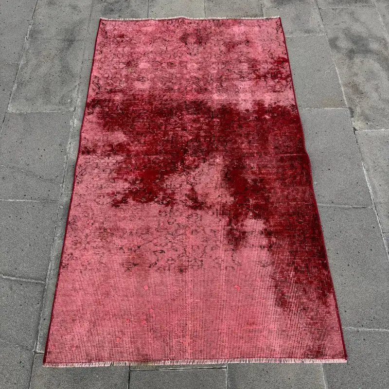 Alfombra Roja y Negra, 9x1,5m Diseño Bordeado